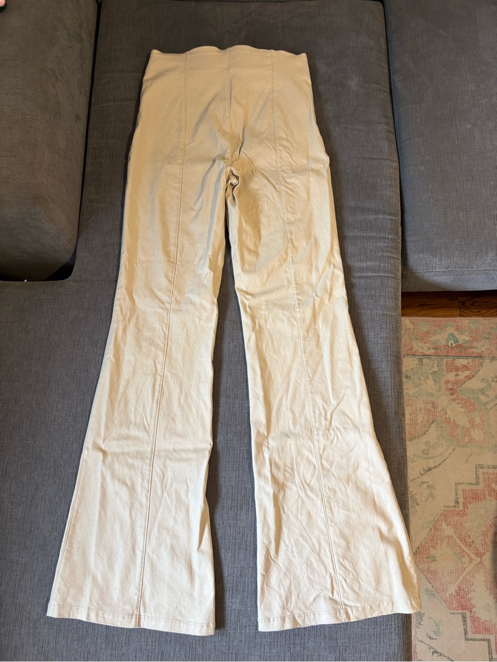Garage Cream Flare Dress Pants